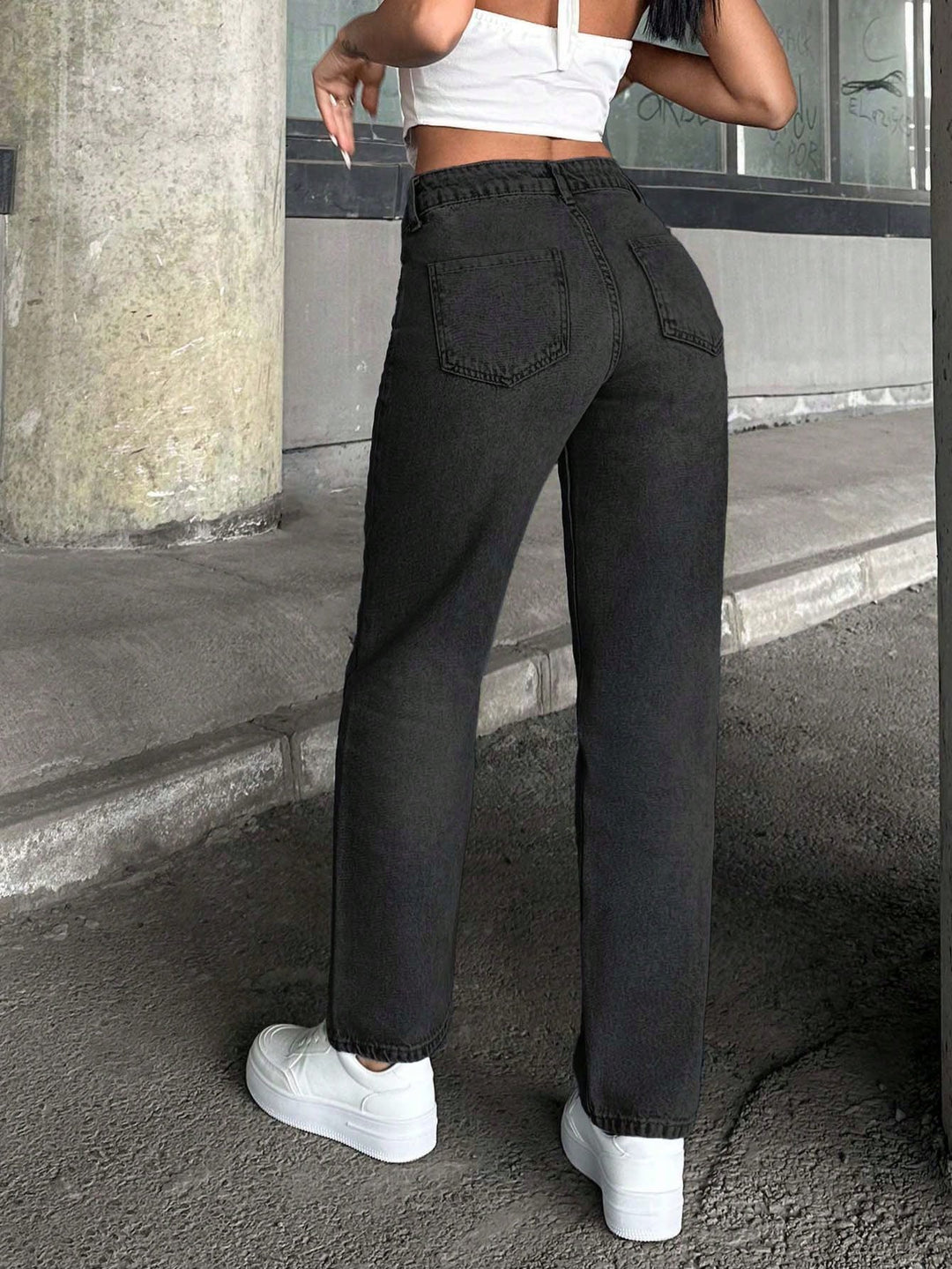 Jeans SHEIN, negru