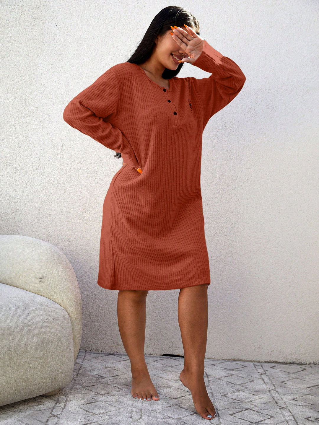 Rochie SHEIN, maro