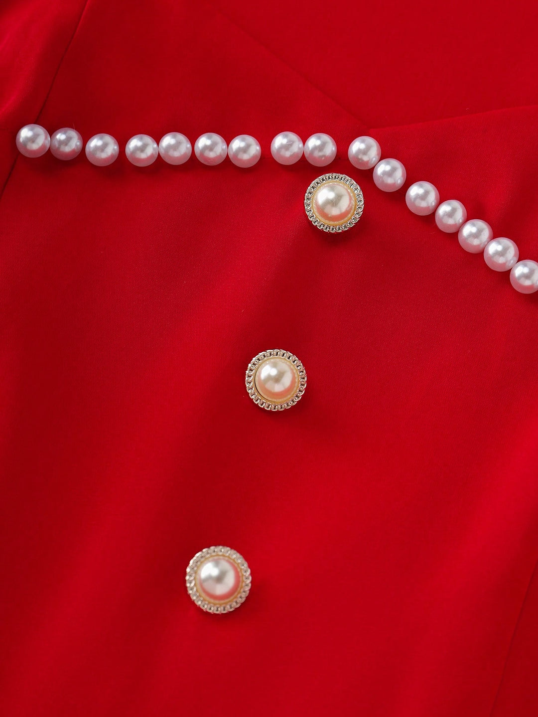SHEIN midi ruha, piros