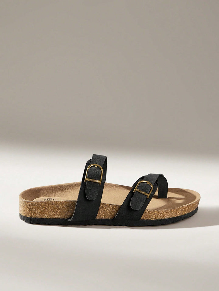 SHEIN Sliders, Black