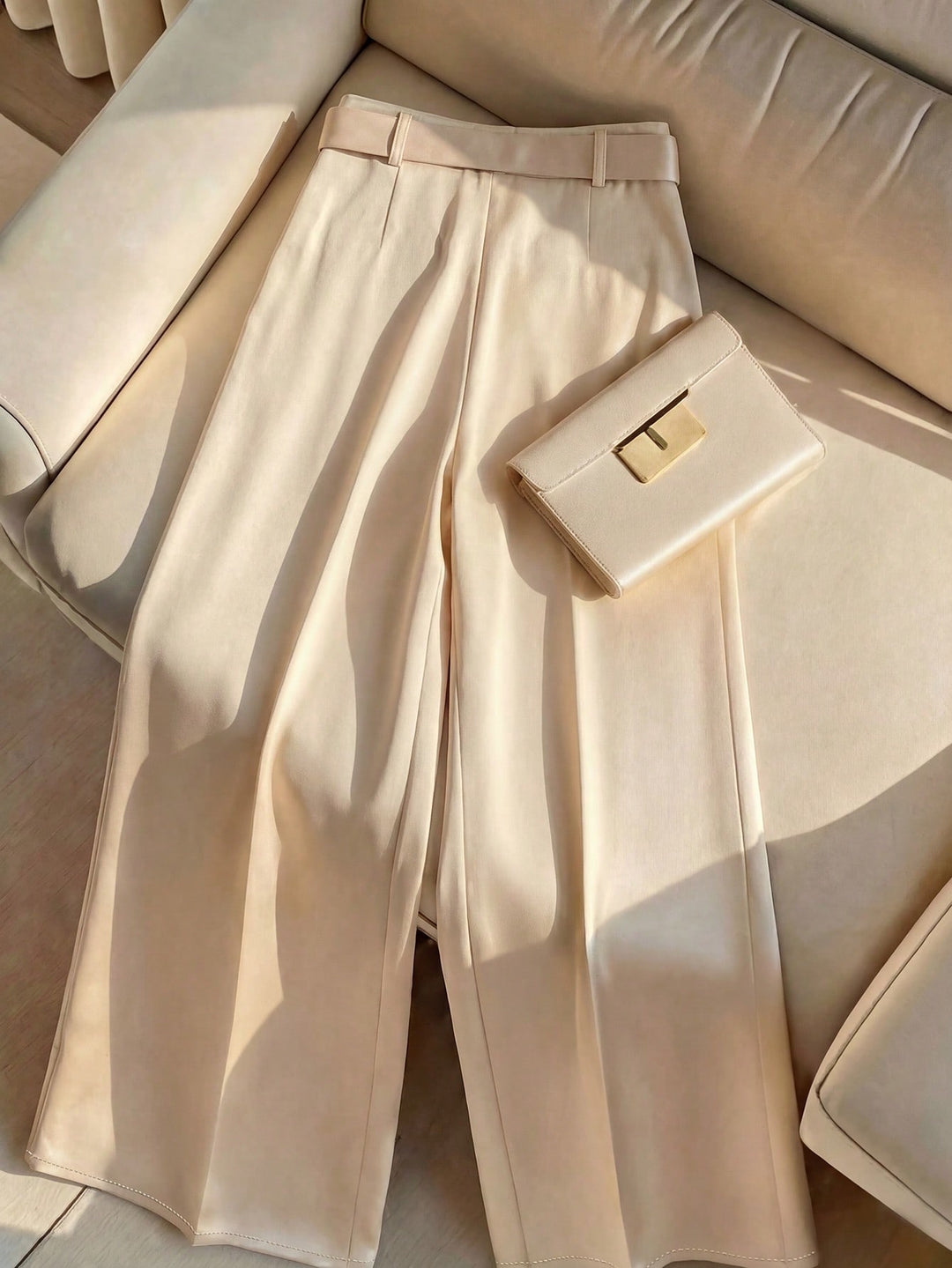 Pantaloni SHEIN, portocaliu