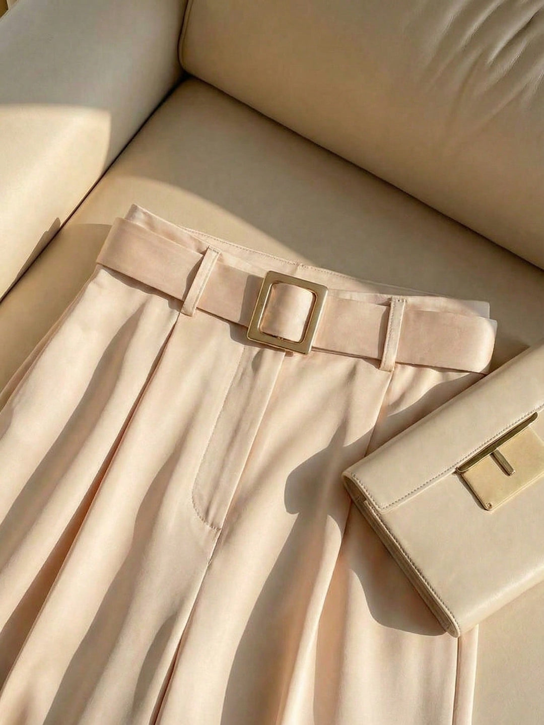 Pantaloni SHEIN, portocaliu