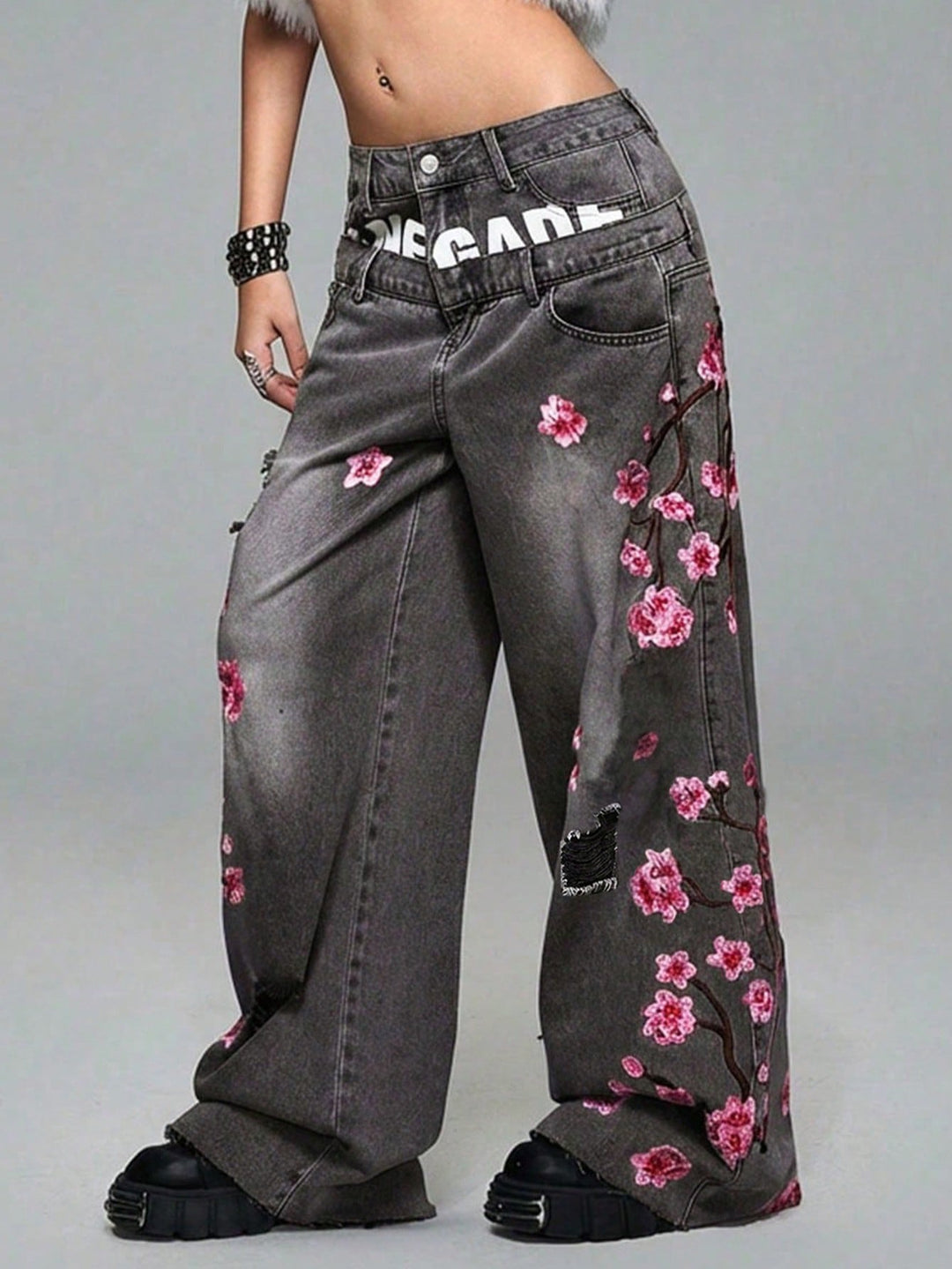 Jeans SHEIN, mix culori