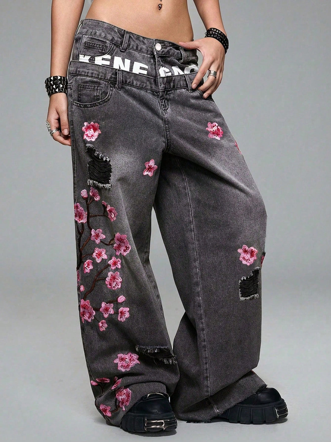 Jeans SHEIN, mix culori
