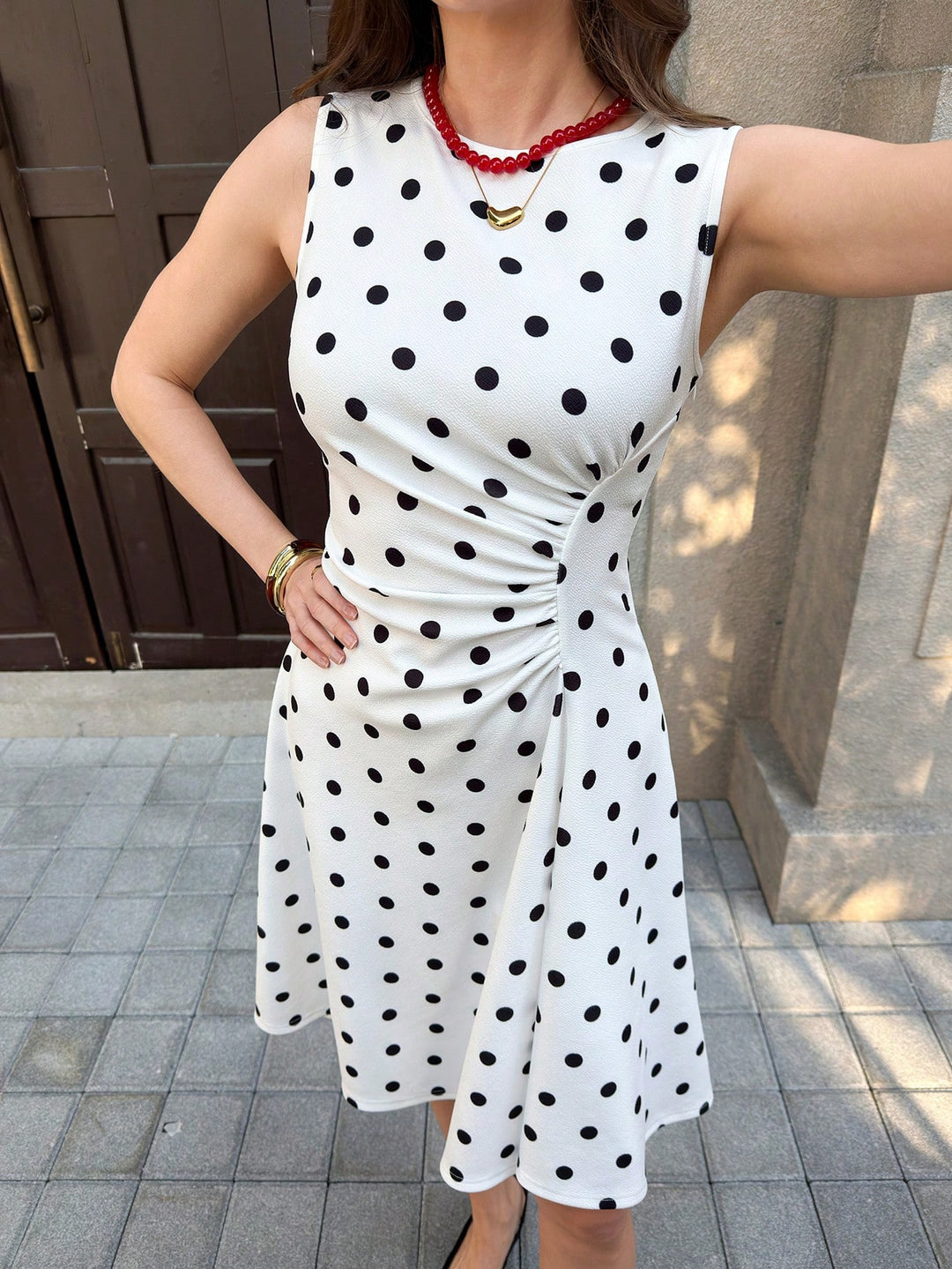 Rochie midi SHEIN, mix culori