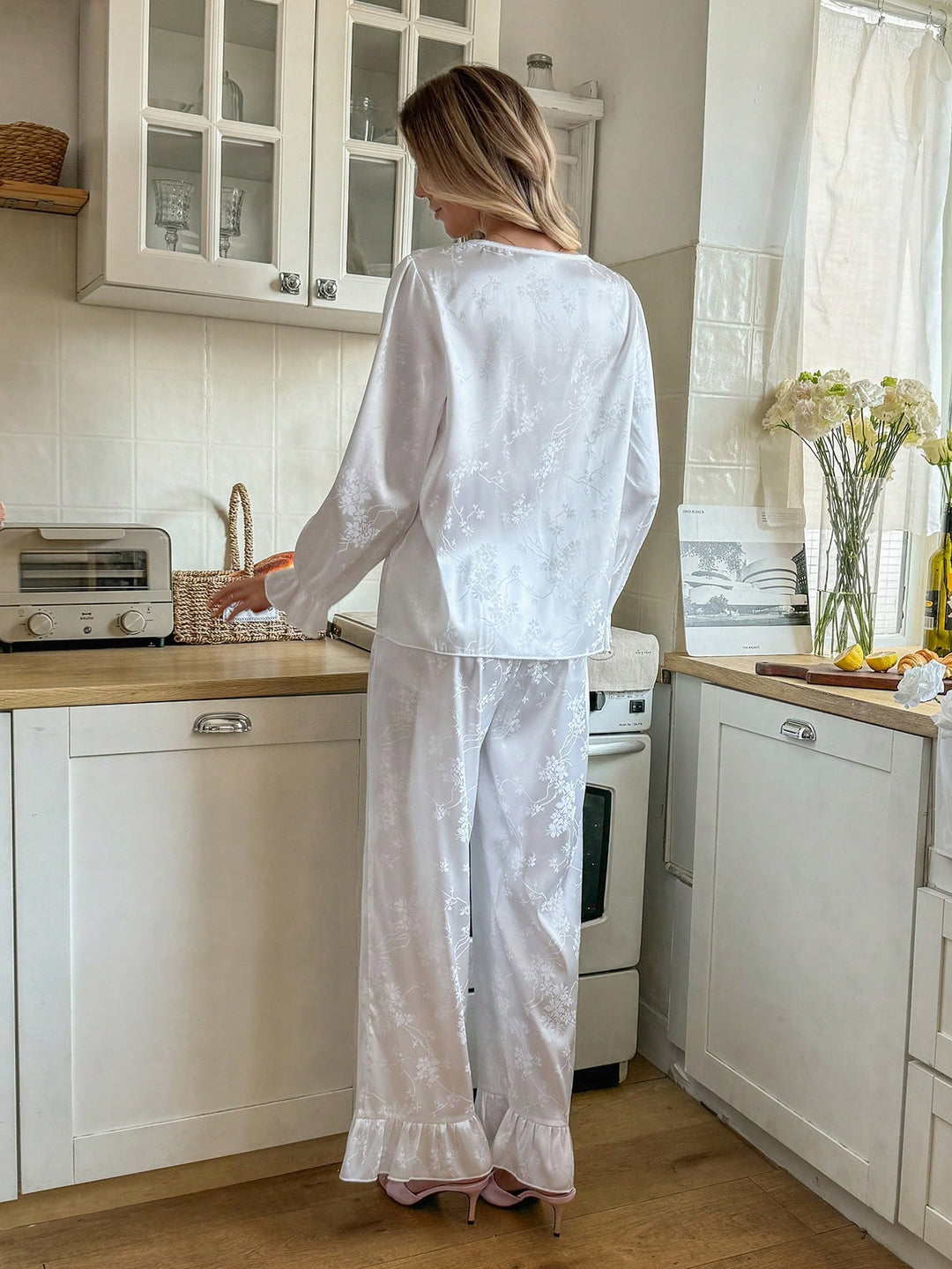 Pijama SHEIN, alb