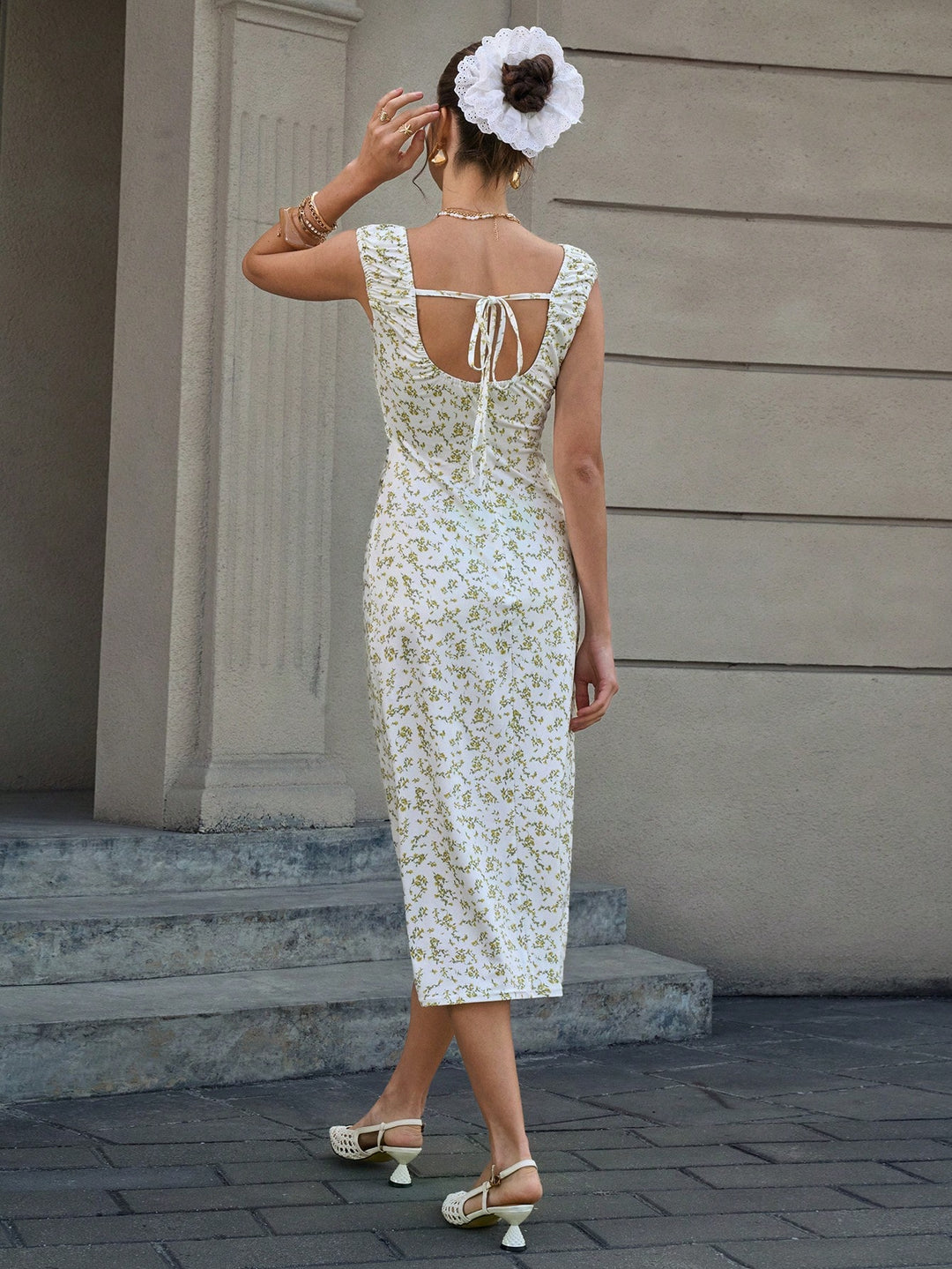 Rochie midi SHEIN, mix culori