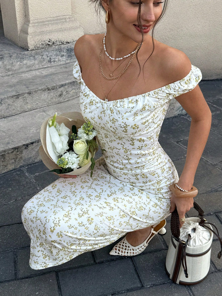 Rochie midi SHEIN, mix culori