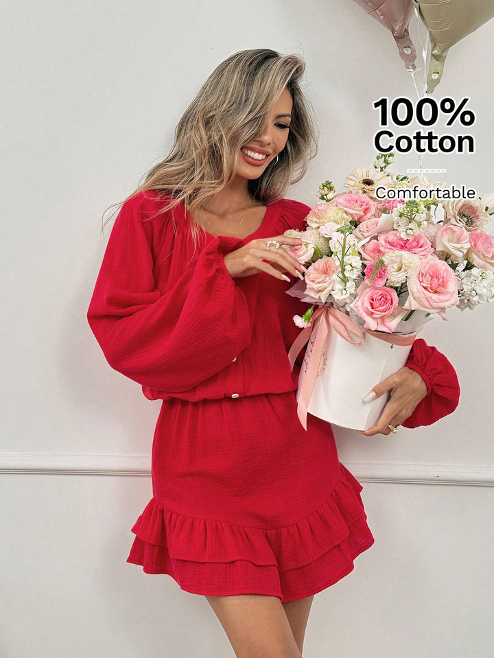 Rochie scurtă SHEIN, roșu