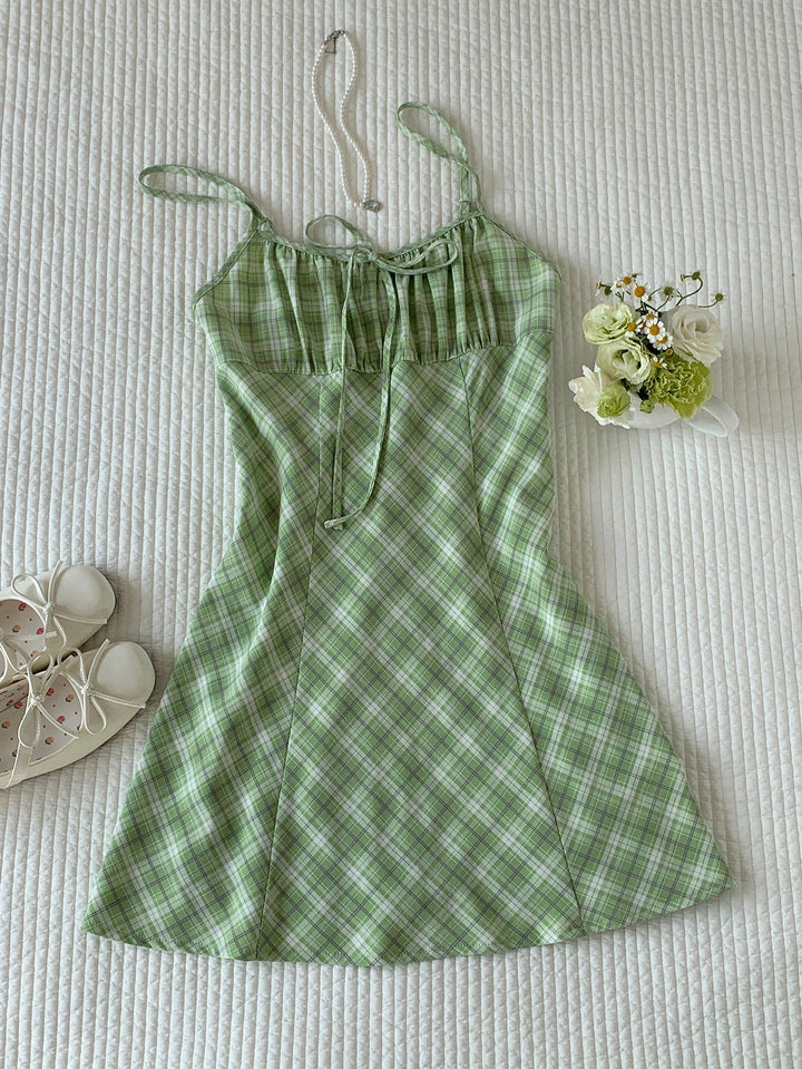 Rochie mini SHEIN, verde