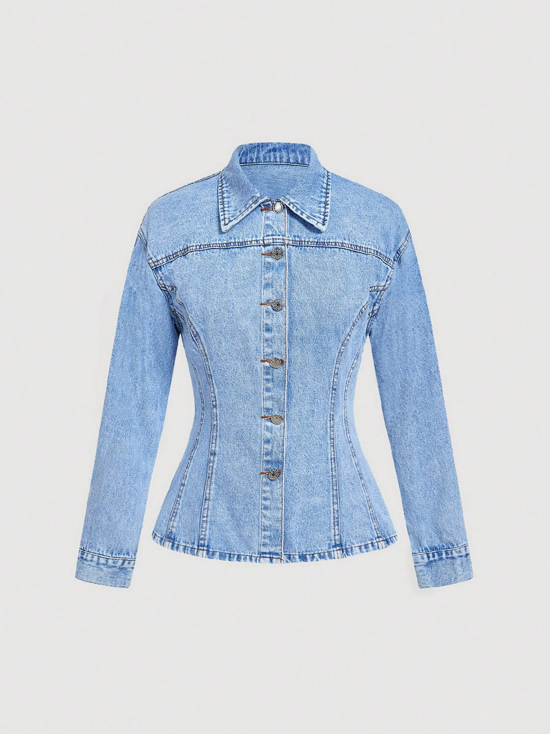 Jachetă denim SHEIN, albastru