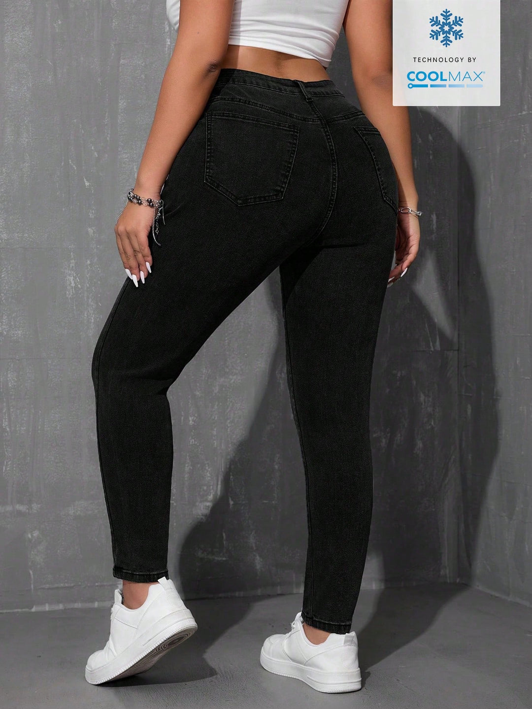 Jeans SHEIN, negru