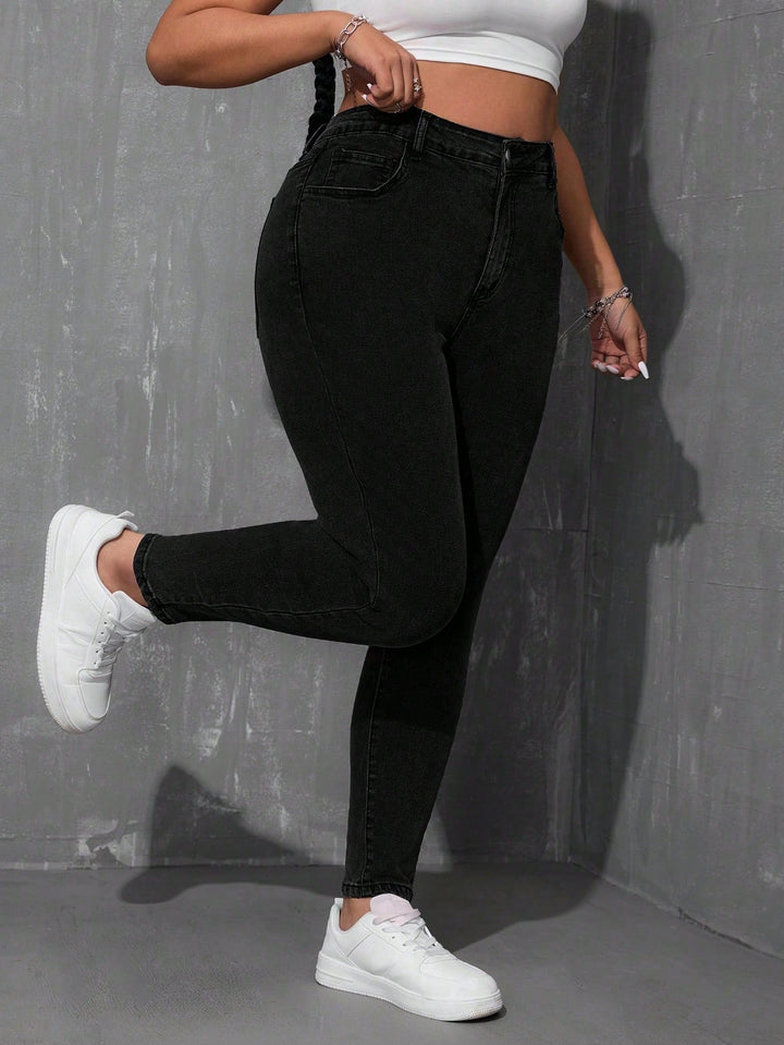 Jeans SHEIN, negru
