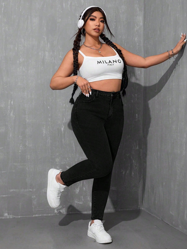 Jeans SHEIN, negru