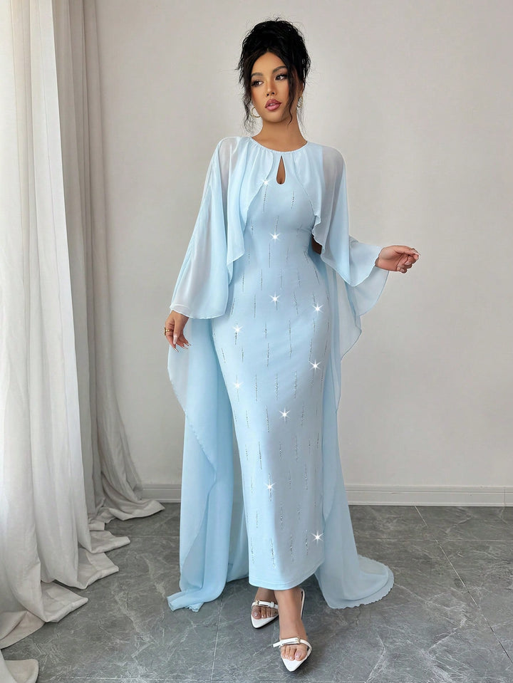 Rochie midi SHEIN, albastru