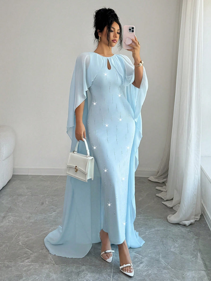 Rochie midi SHEIN, albastru