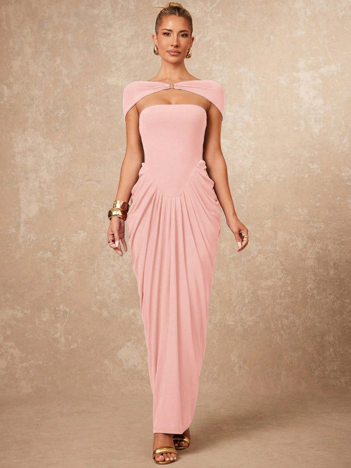Rochie maxi SHEIN, roz