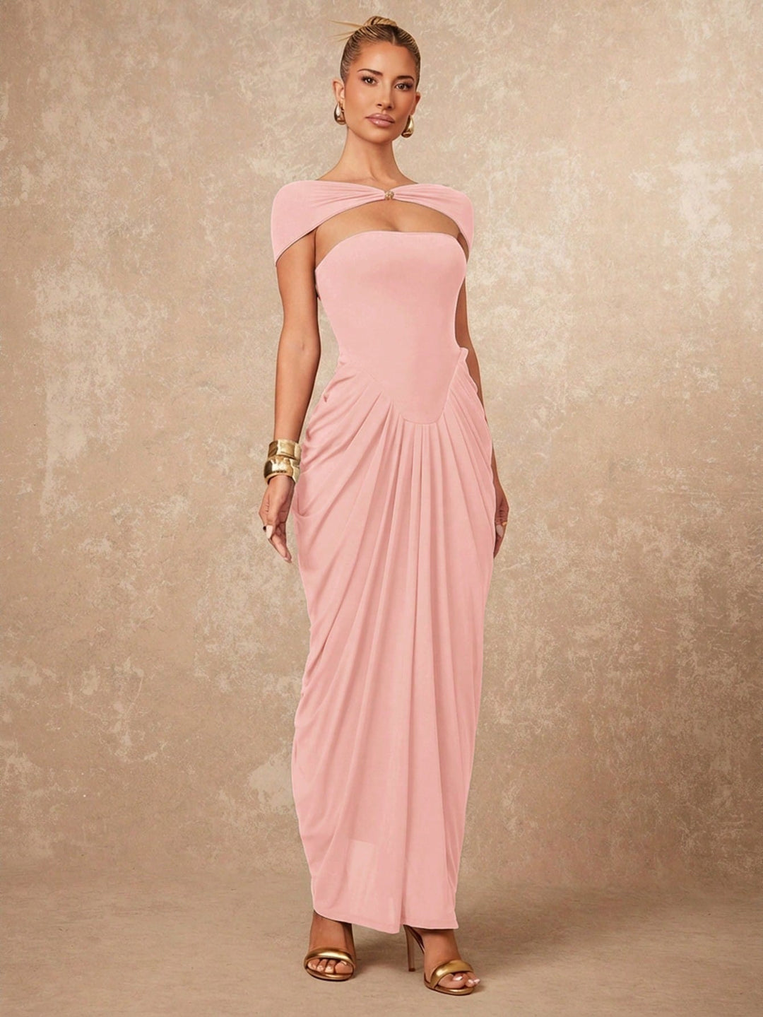 Rochie maxi SHEIN, roz