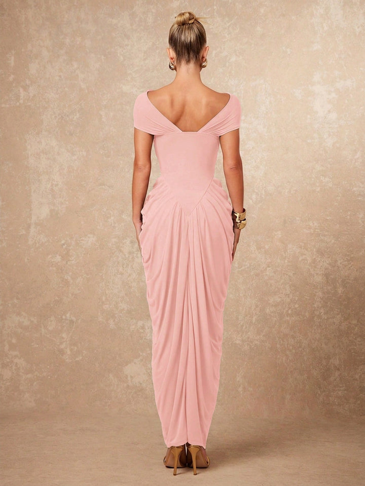 Rochie maxi SHEIN, roz