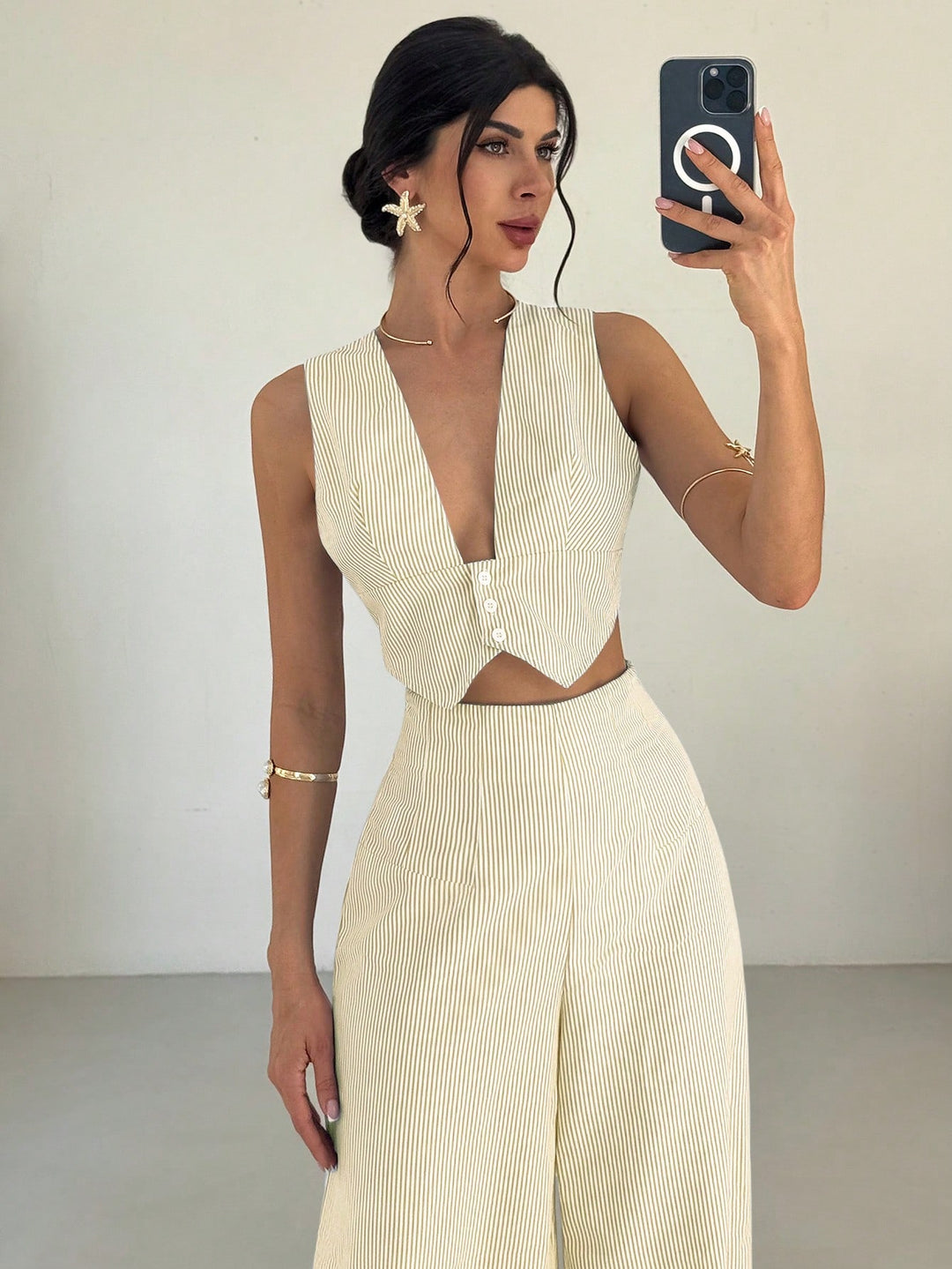 SHEIN khaki ruhaegyüttes