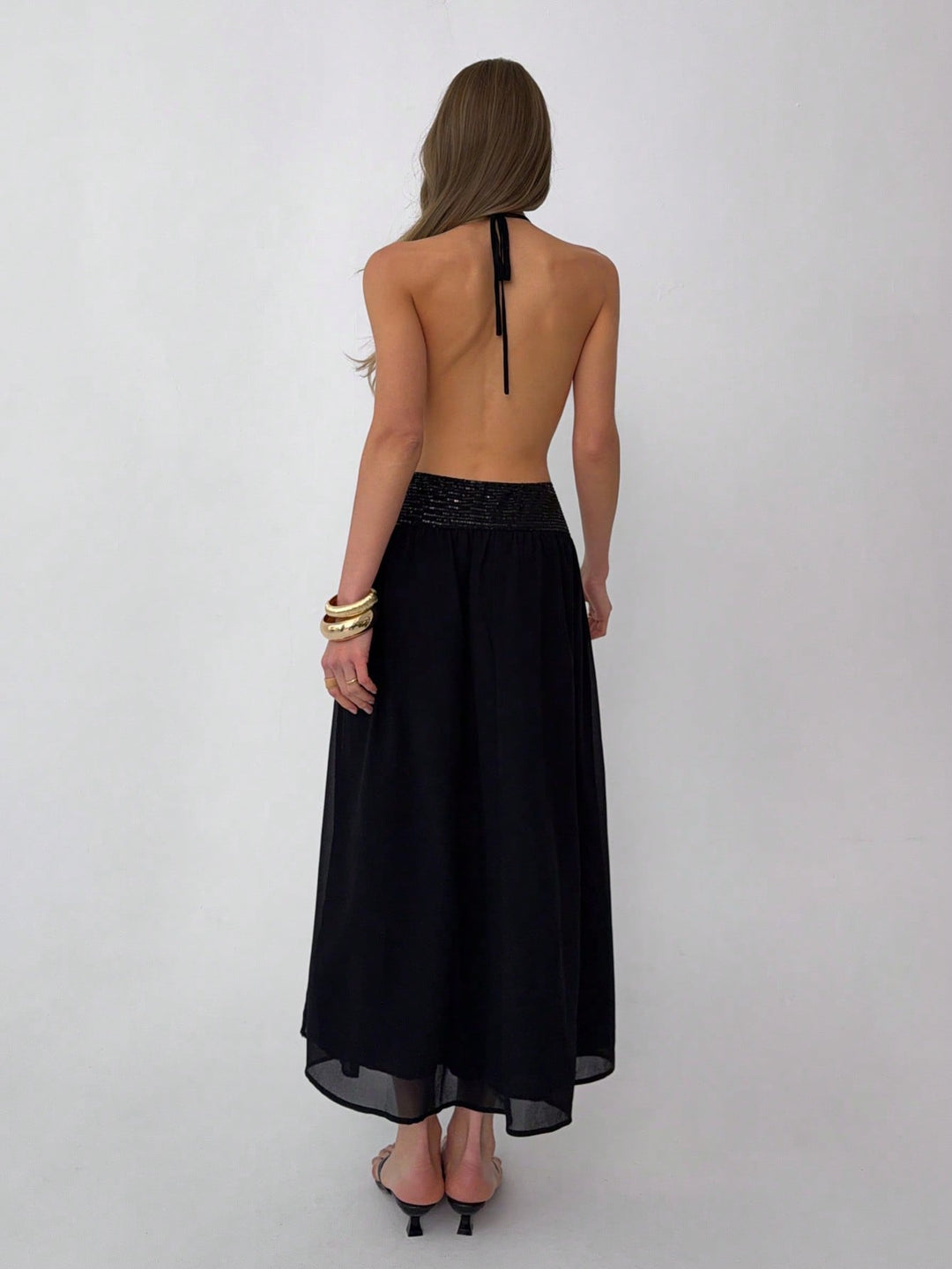 Rochie midi SHEIN, negru