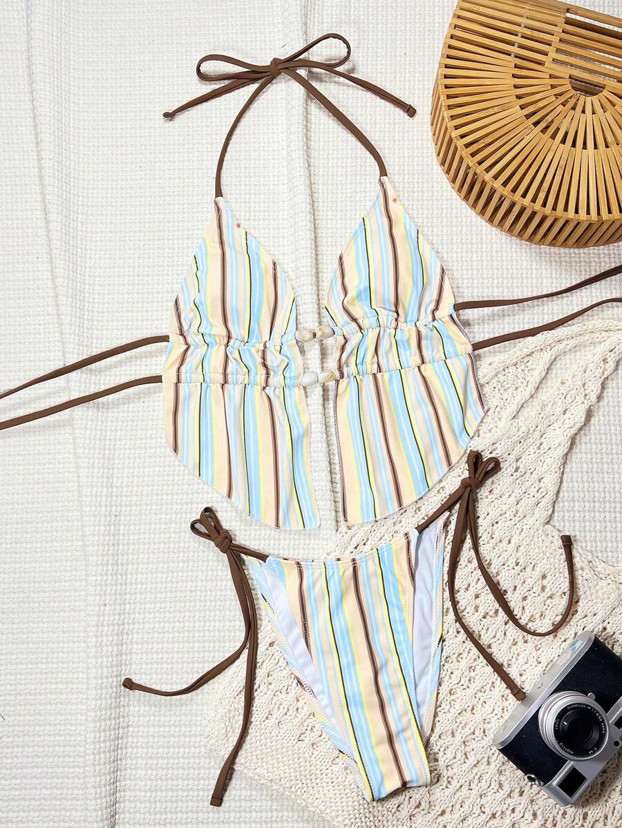 Costum de baie SHEIN, mix culori