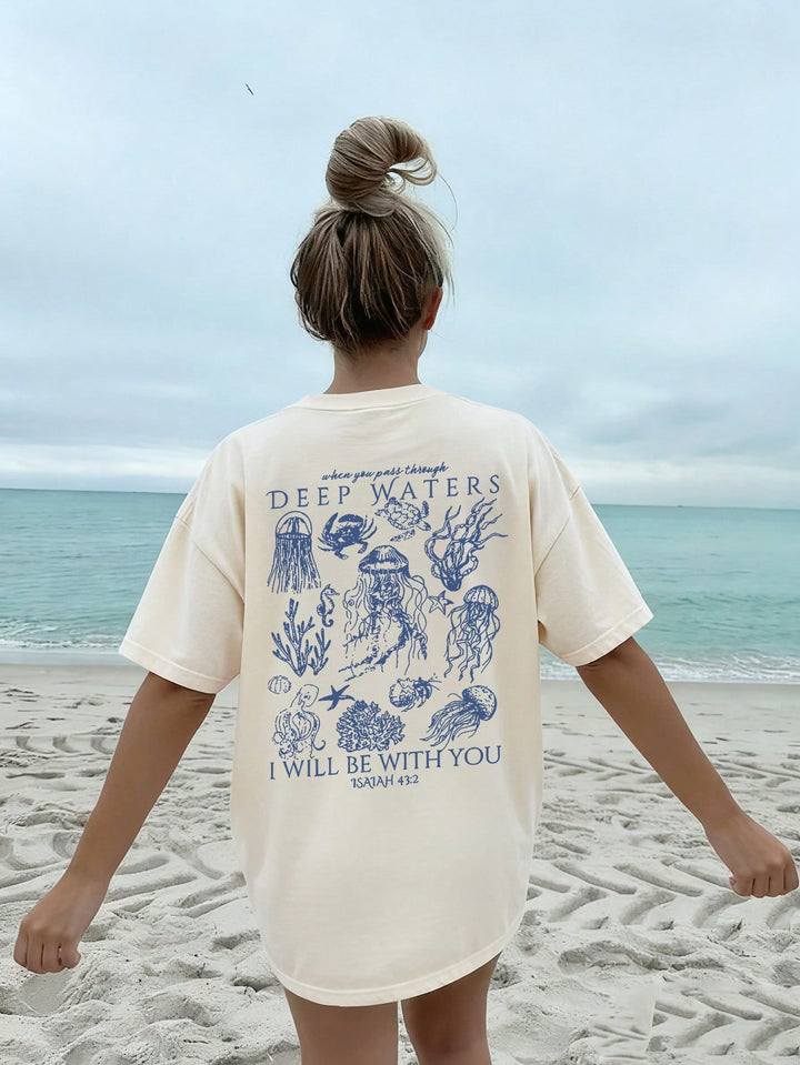 Tricou SHEIN, portocaliu
