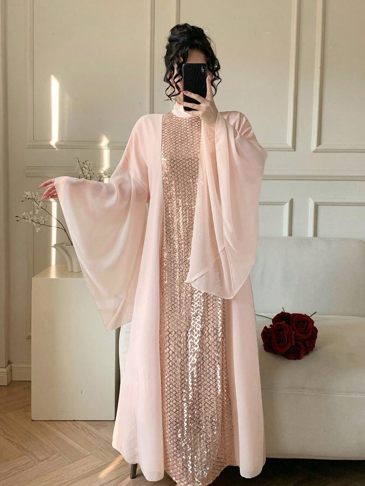 Rochie midi SHEIN, auriu