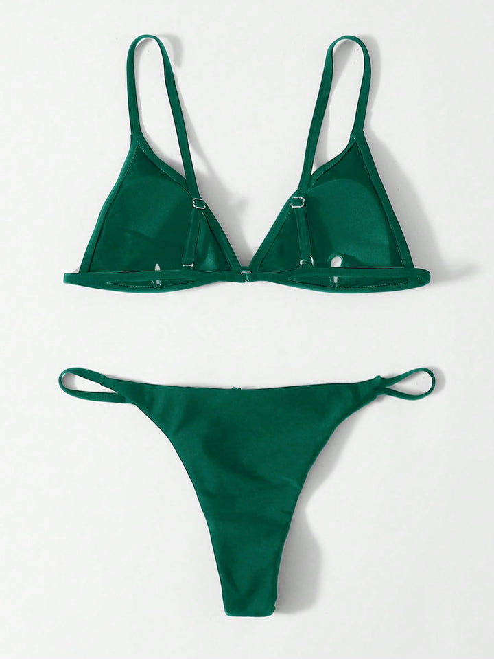 SHEIN bikini szett, zöld