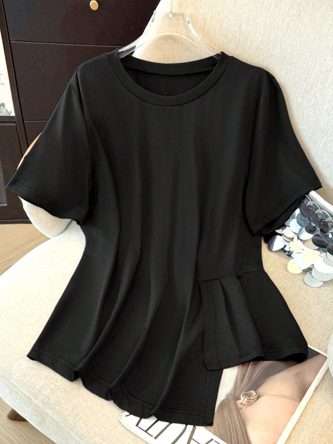 SHEIN Black T-Shirt