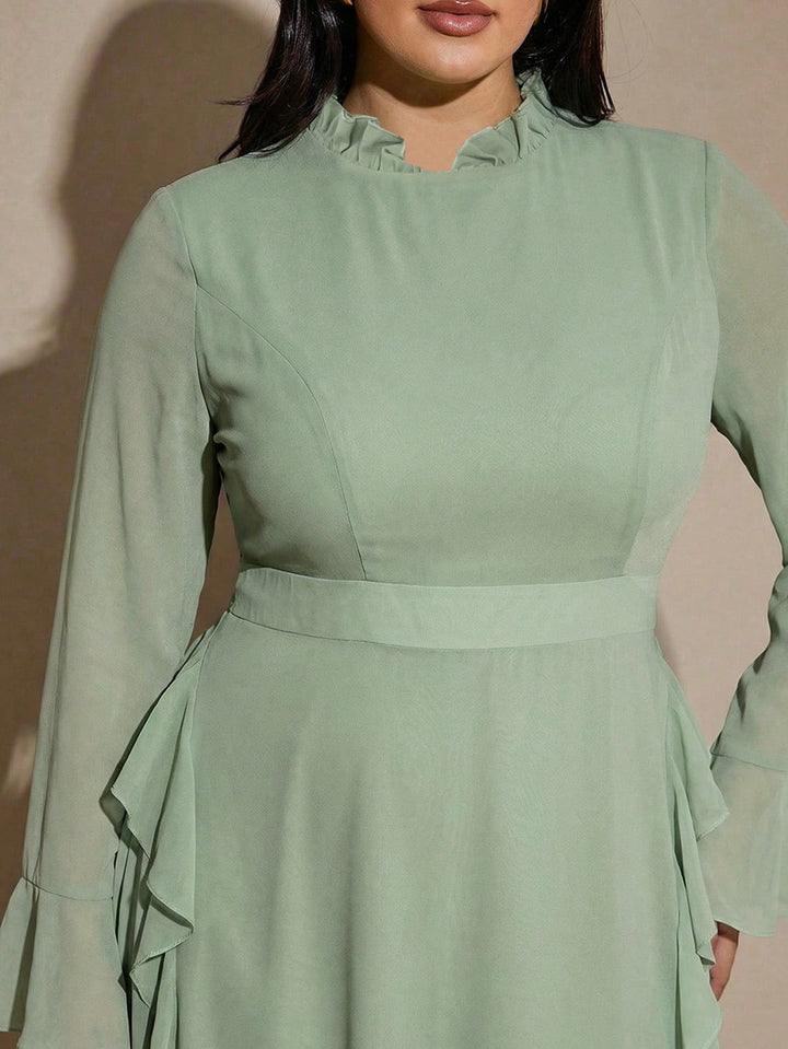 Rochie maxi SHEIN, verde