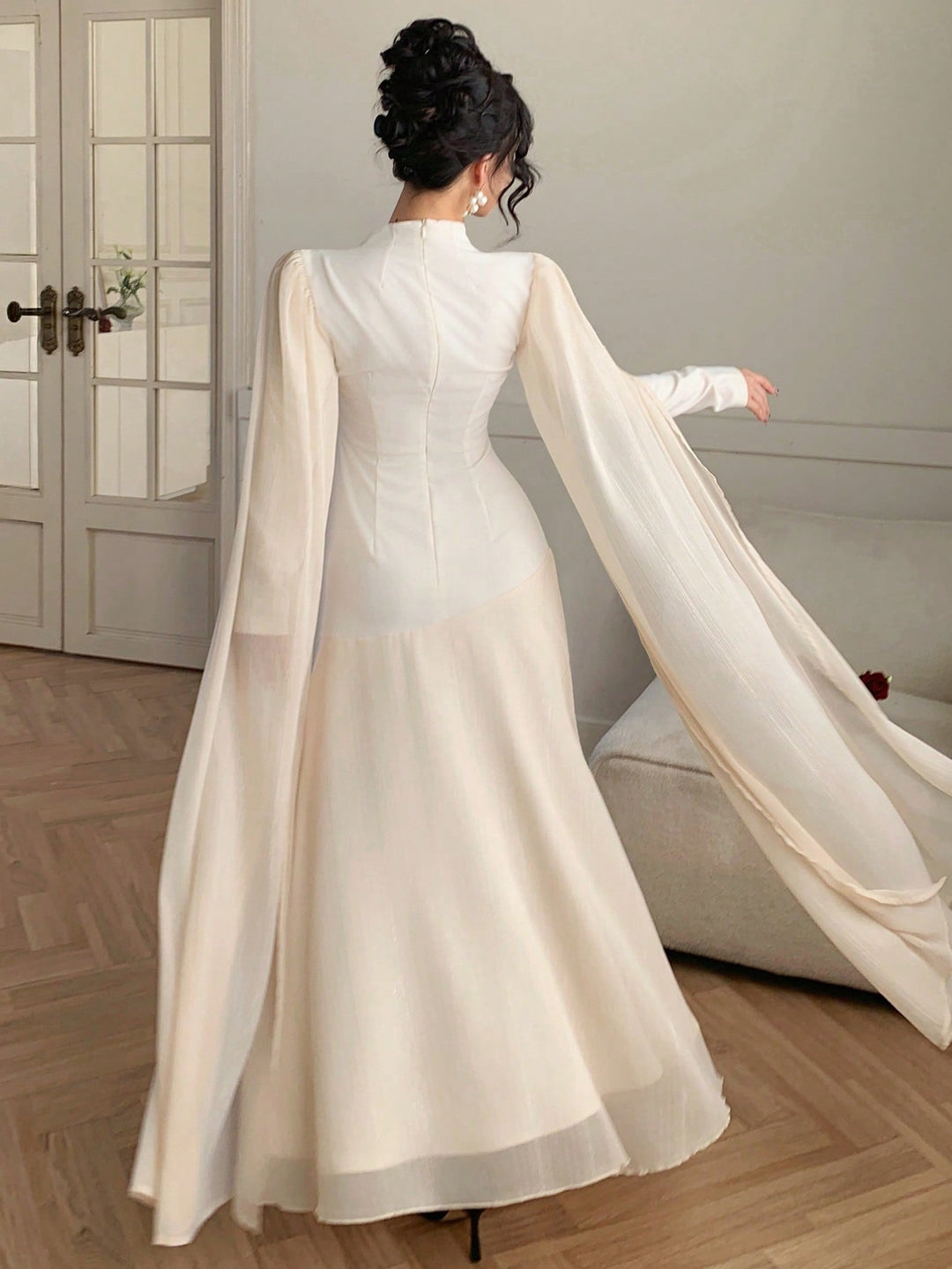 Rochie maxi SHEIN, portocaliu