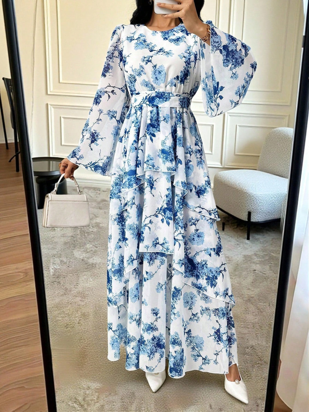 Rochie maxi SHEIN, mix culori