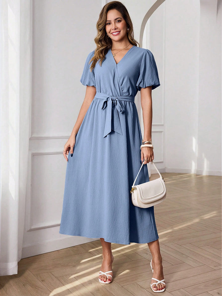 Rochie midi SHEIN, albastru