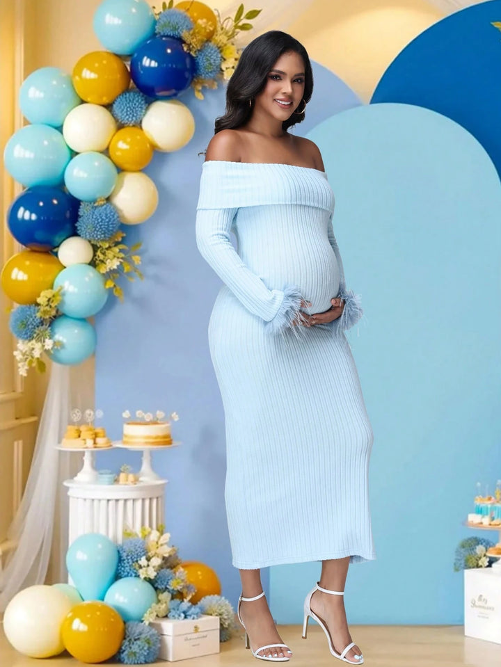 Rochie maxi SHEIN, albastru