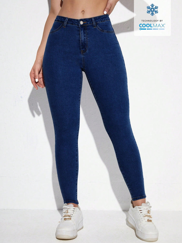 Jeans SHEIN, albastru