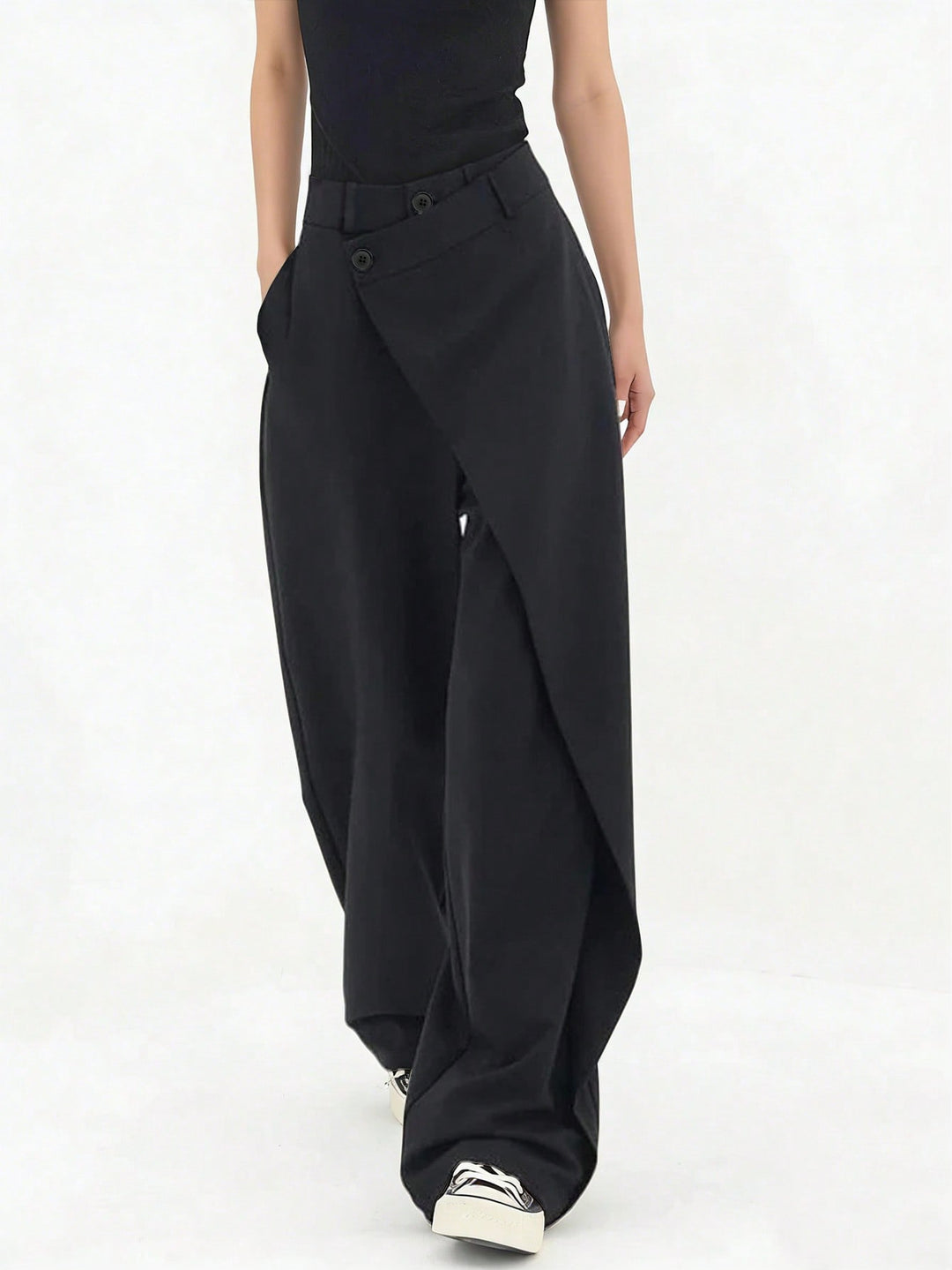 Pantaloni SHEIN, negru