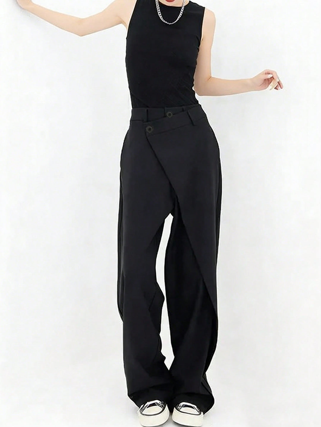Pantaloni SHEIN, negru