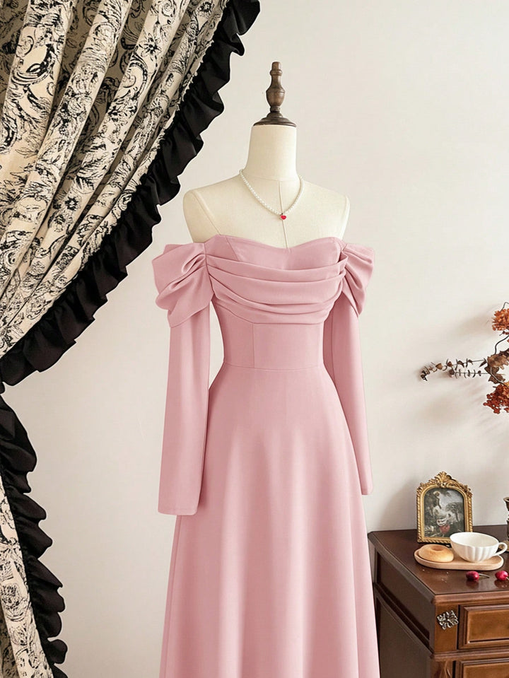SHEIN maxi ruha, rózsaszín