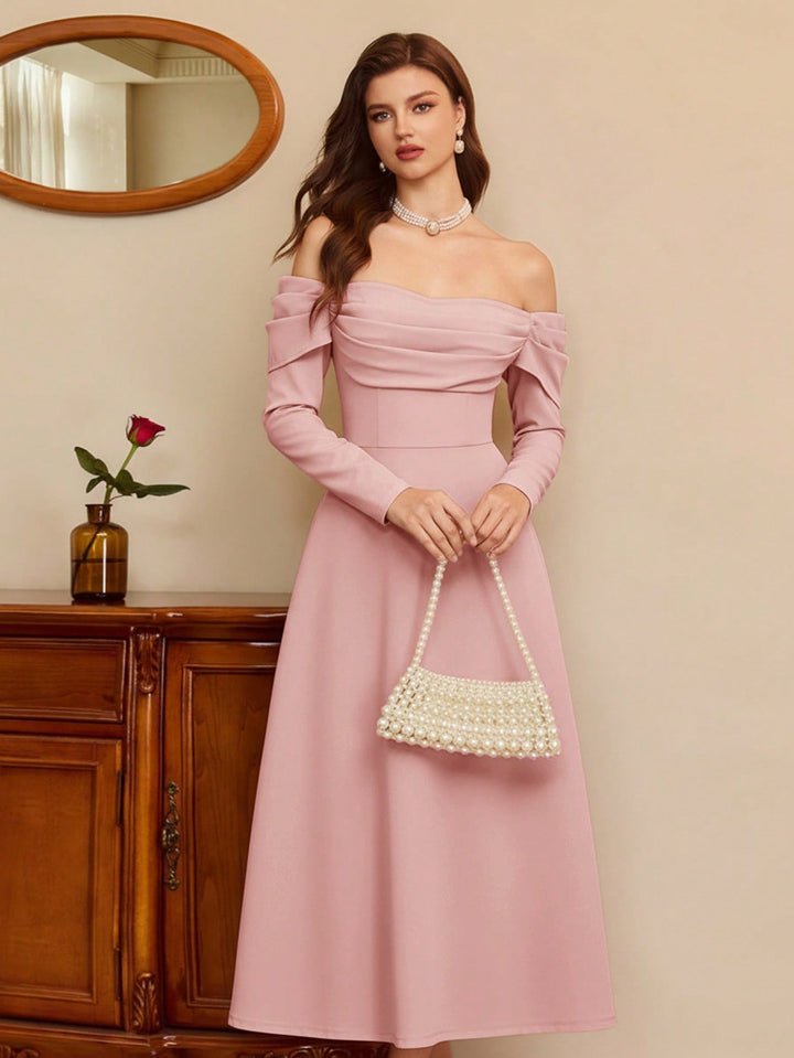 Rochie maxi SHEIN, roz