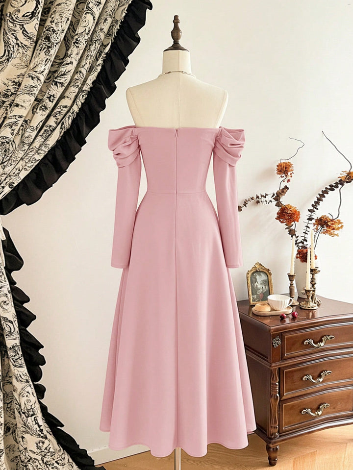 SHEIN maxi ruha, rózsaszín