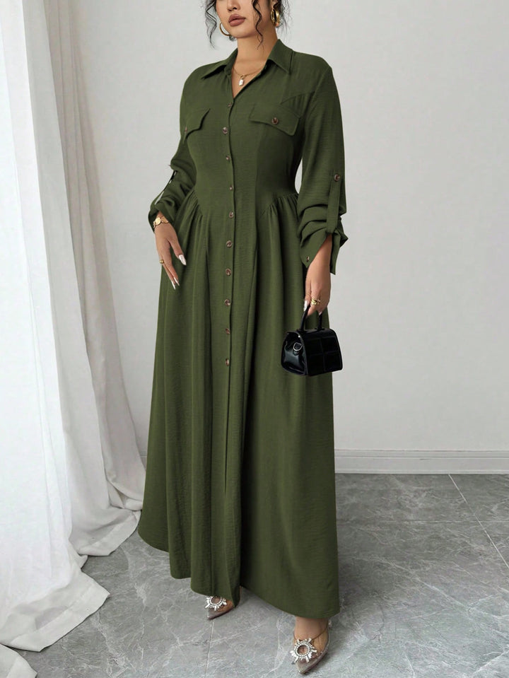 Rochie SHEIN, kaki
