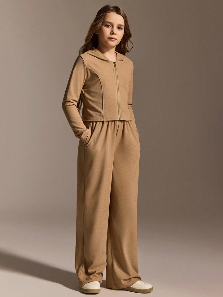 Set haine casual SHEIN, kaki