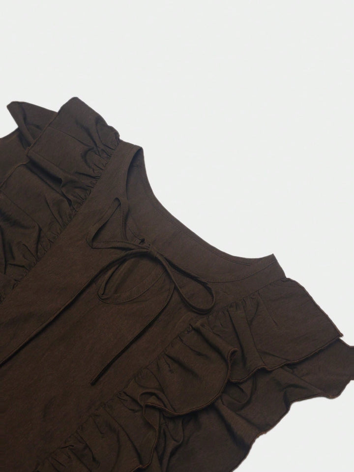 Rochie mini SHEIN, maro