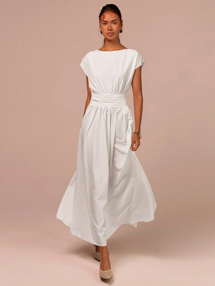Rochie maxi SHEIN, alb