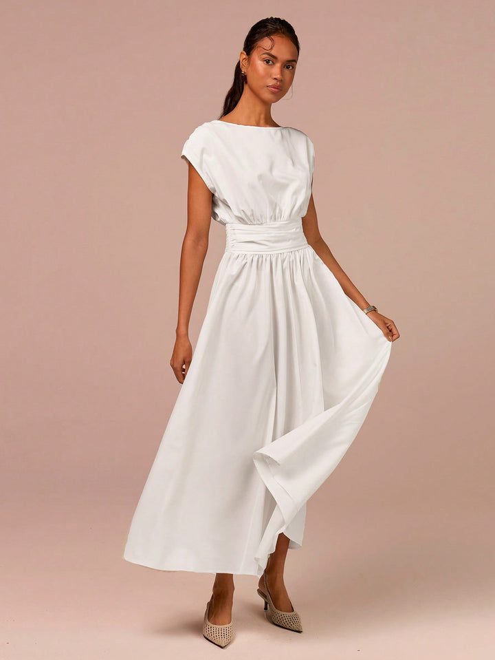Rochie maxi SHEIN, alb