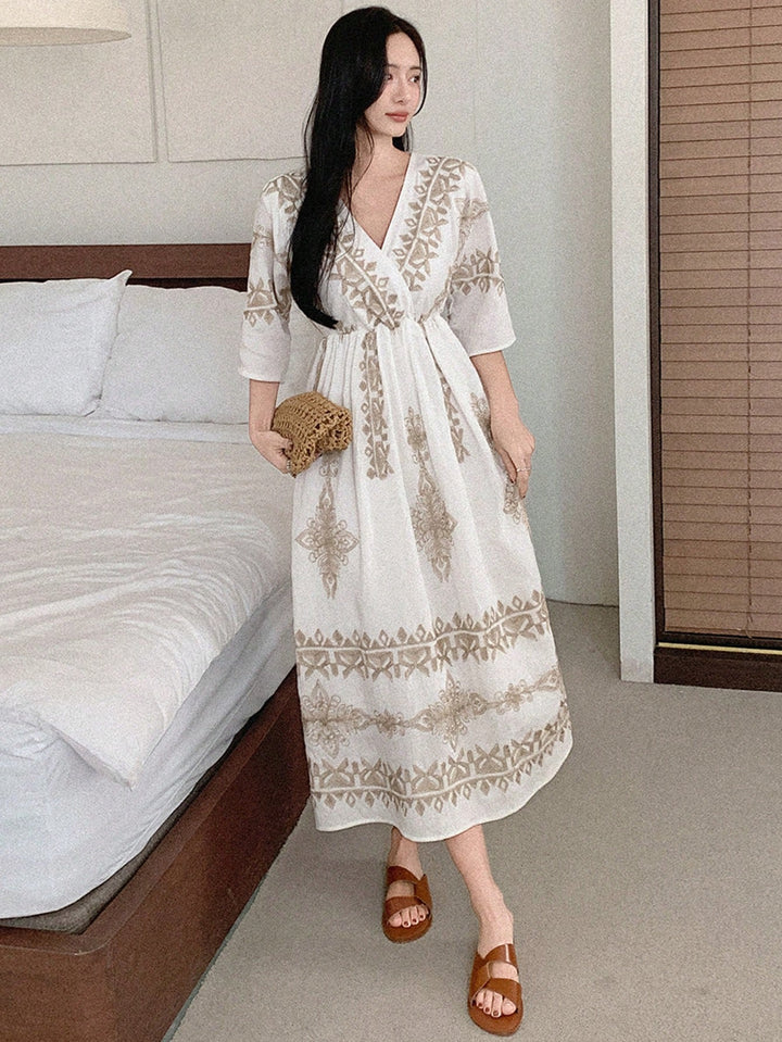 Rochie midi SHEIN, auriu