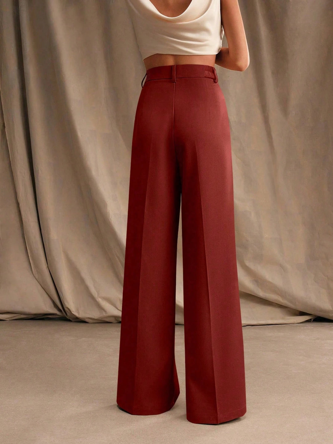 Pantaloni SHEIN, cărămiziu