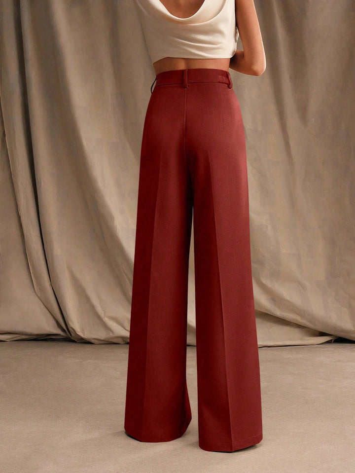 Pantaloni SHEIN, cărămiziu