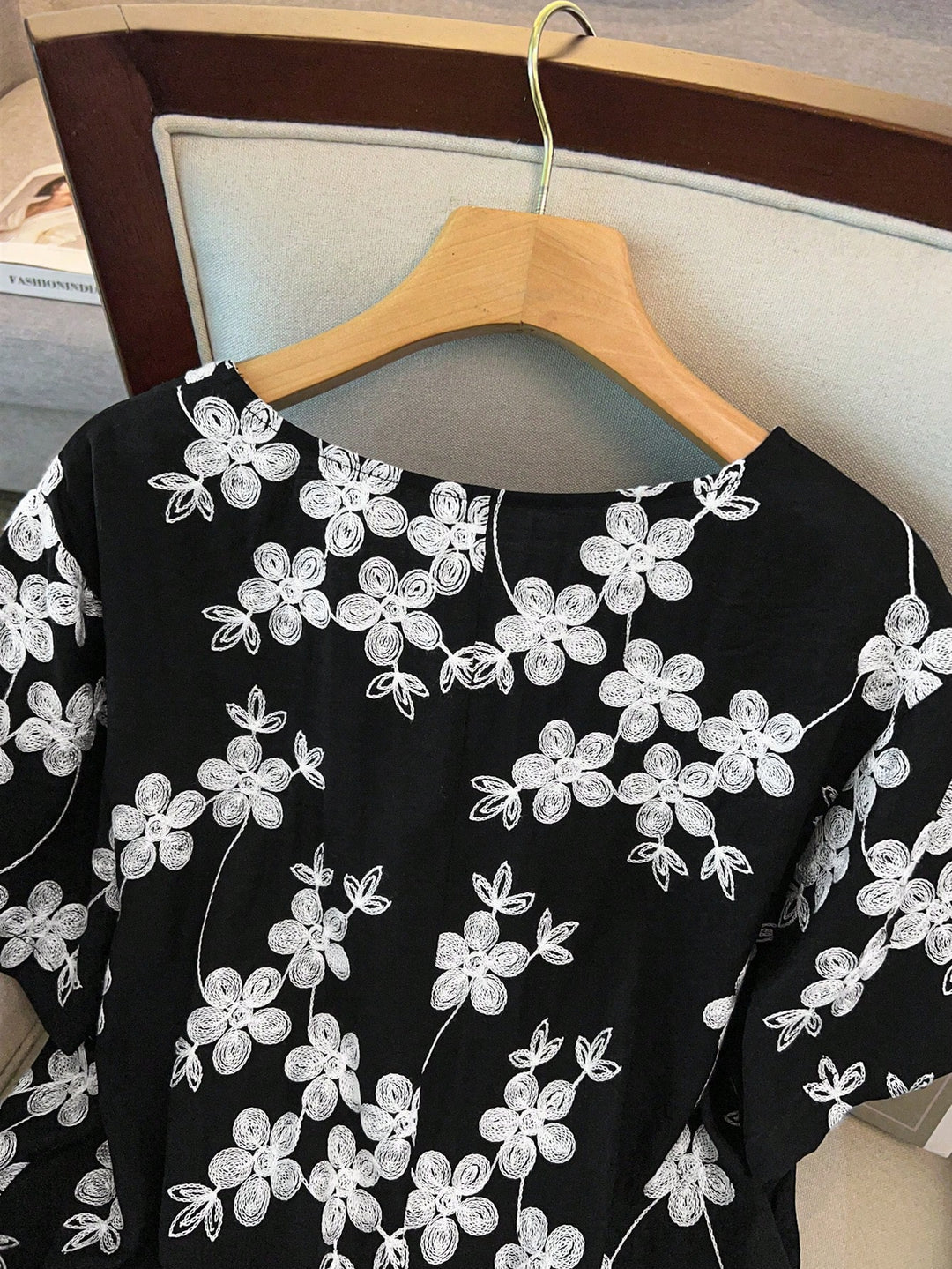 SHEIN blúz, fekete